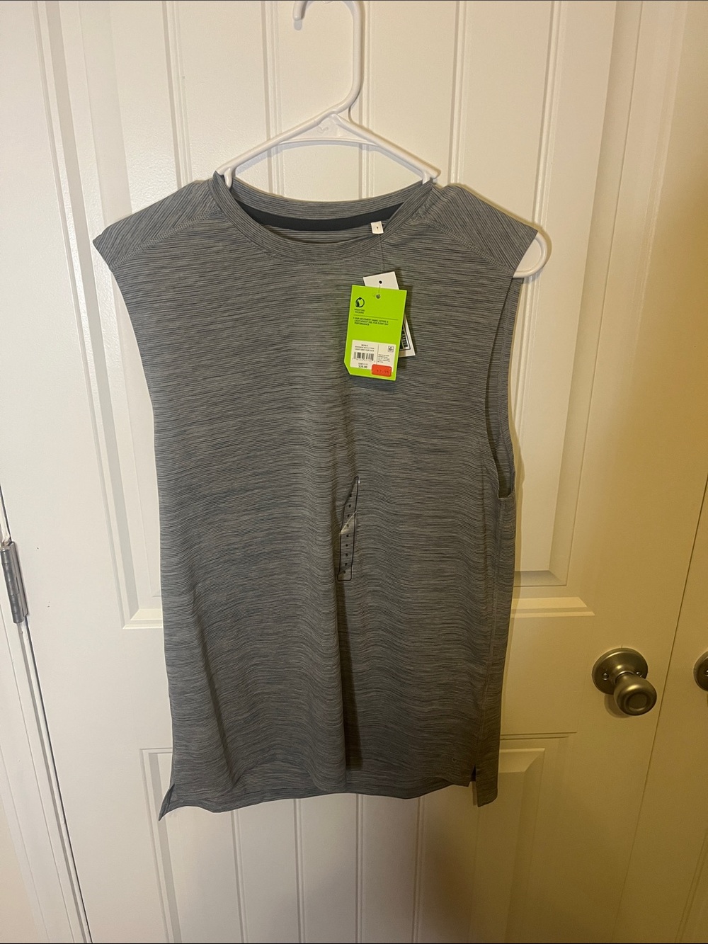 DSG Men's Heather Gray Athletic Tank Top